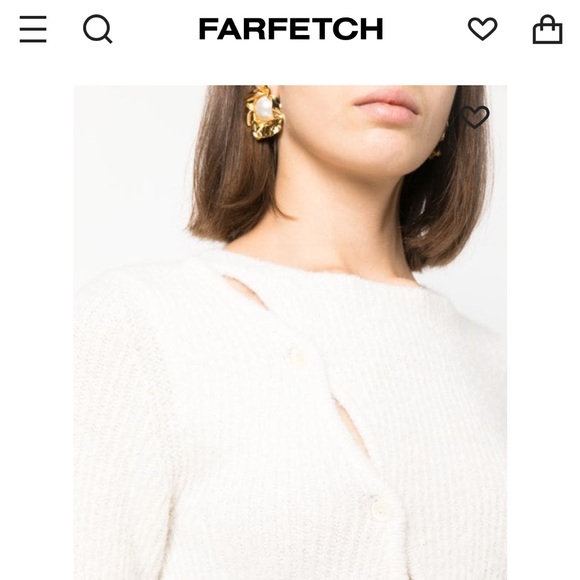 Jacquemus asymmetrical Cardigan - Picture 4 of 5